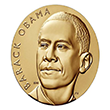 Barack Obama (First Term) Bronze Medal 1 5/16 Inch