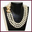 Barbara Bush Triple-Strand Pearl Necklace