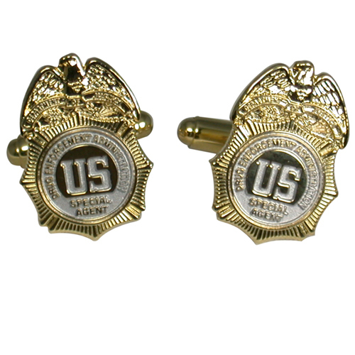 DEA Badge Cufflinks