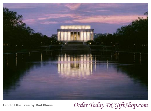 Land of the Free Lincoln Memorial Print