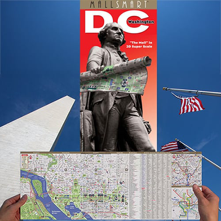 Washington D.C. Laminated Street Map