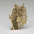 Lady Justice Pin Brooch