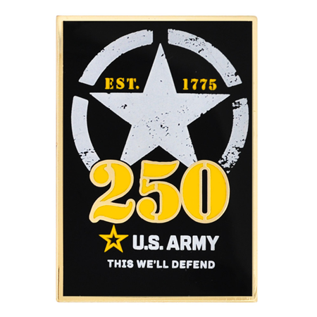 Official U.S. Army 250th Anniversary Lapel Pin