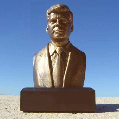 John F. Kennedy 6" Bronze Bust
