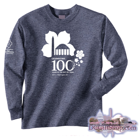 100th Anniversary Cherry Blossom Long Sleeve Shirt