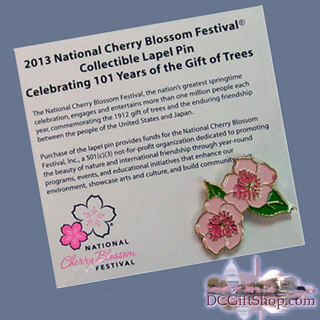 2013 National Cherry Blossom Festival Pin
