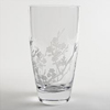 National Cherry Blossom Etched Crystal Vase