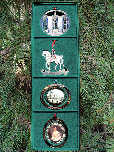 1990-1993 White House Set of Four Ornaments