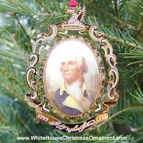 1999 Mount Vernon Porthole Portrait Ornament