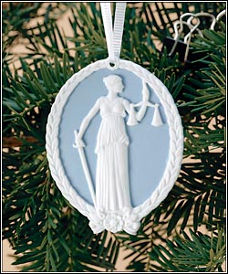 1999 Lady Justice Supreme Court Ornament