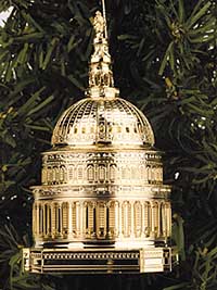 2000 Capitol Holiday Dome Ornament