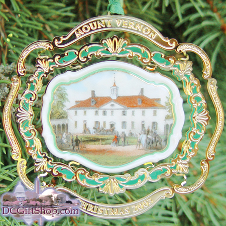 2003 Mount Vernon Anniversary Ornament