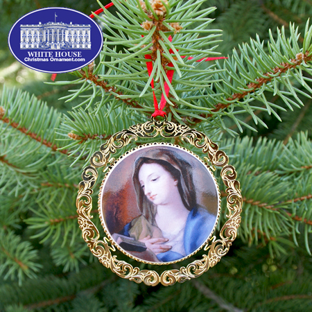 2008 Mount Vernon Virgin Mary Ornament