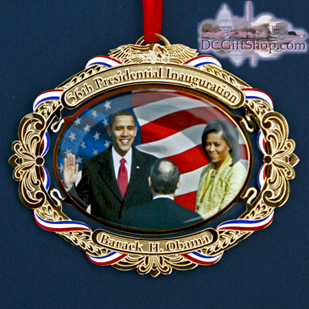 Barack Obama Inauguration Ornament