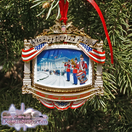 White House 2010 William McKinley Christmas Ornament
