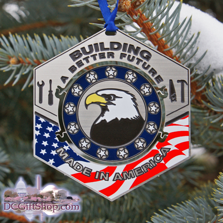 Made In America Display Ornament