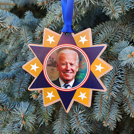 Joe Biden Holiday Ornament