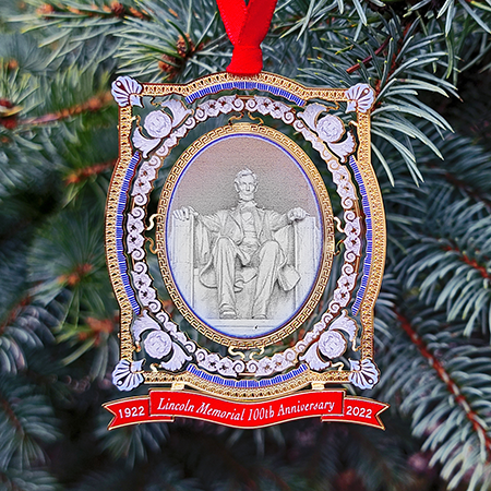 Lincoln Memorial Centennial Celebration Ornament