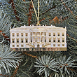 White House South Portico Ornament