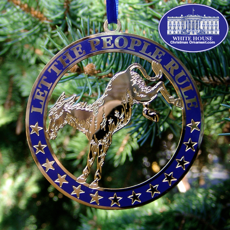 Democratic Party Ornament