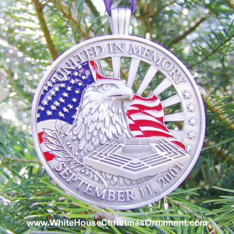 United In Memory September 11th Ornament