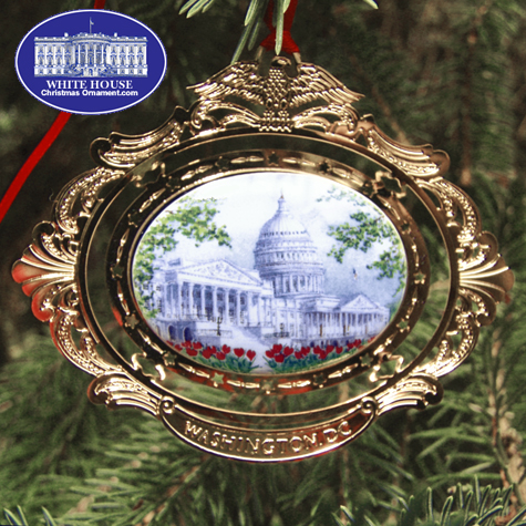 The U.S. Capitol Cameo Ornament