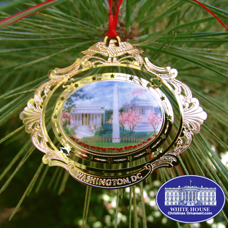 The Washington  DC  Cameo Ornament