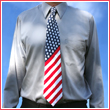 American Flag Tie