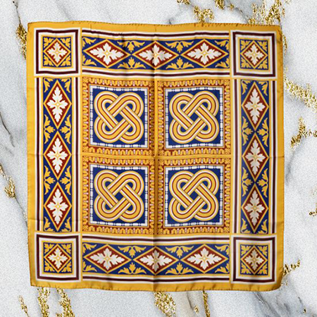Minton Tile Celtic Knot Scarf