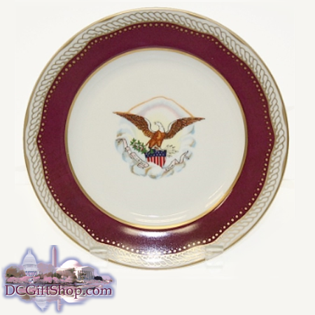 Abraham Lincoln Presidential China Dinner Plate