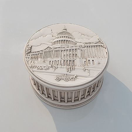 Round Capitol Keepsake Box