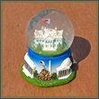 The White House Musical Snow Globe