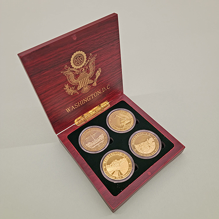 The Washington, DC Military Monument Coin Set