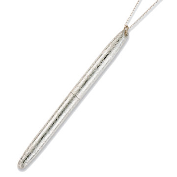 Sterling Silver Medicial Pen on a 24" Silver Neck Chain