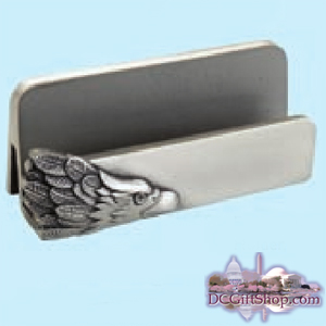 Pewter Eagle Business Card Holder