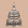 US Capitol Dome Pewter Paperweight