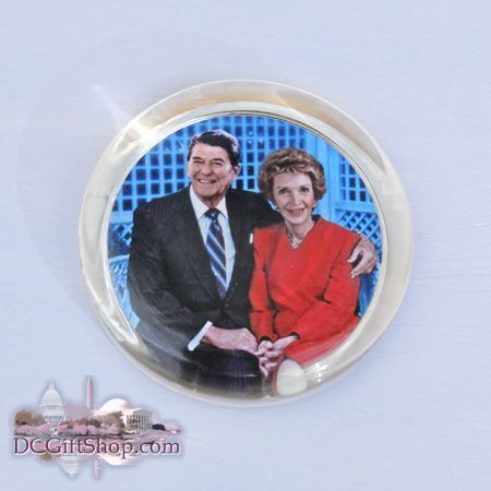 Ronald and Nancy Reagan Paperweight