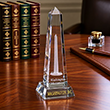 Small Washington Monument Glass Paperweight