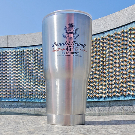 Donald Trump Travel Tumbler