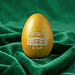 Official 2025 White House Commemorative Golden Easter Egg