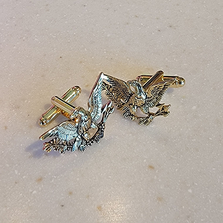 Gold Eagle Cufflinks