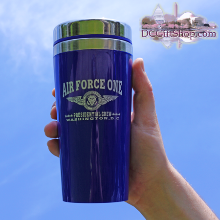 Blue Air Force One Travel Mug