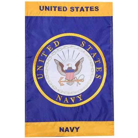 United States Navy Flag Service Garden Banner