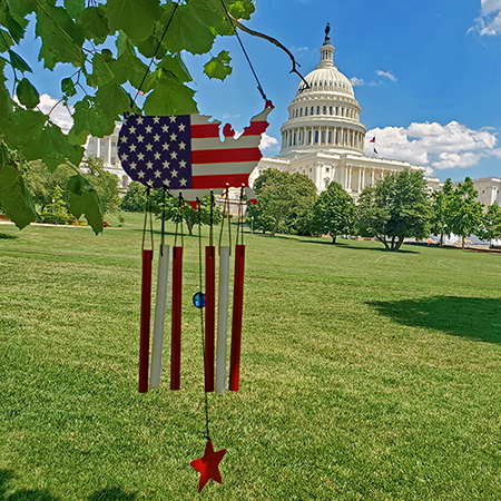 Show Your Pride Flag Wind Chime