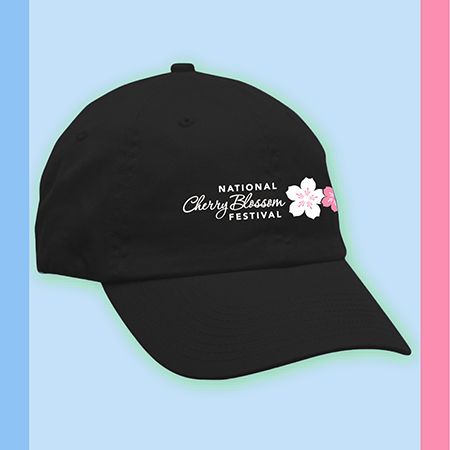 Black National Cherry Blossom Festival Cap