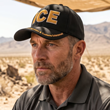 ICE Immigration and Customs Enforcement Black Embroidered Cap