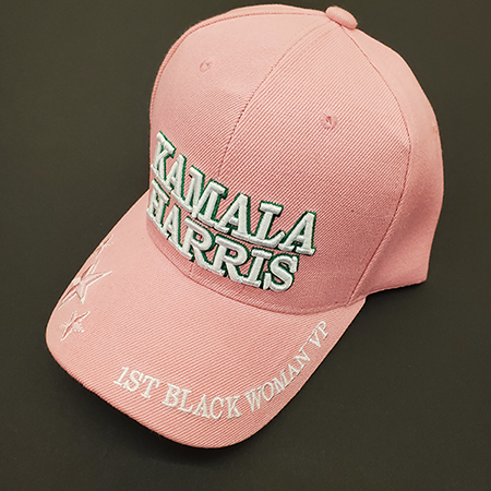 Pink Kamila Harris Golf Cap