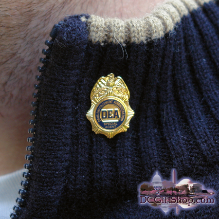 DEA Badge Lapel Pin