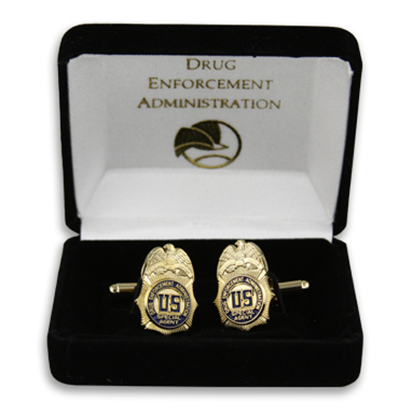 DEA Badge Cufflinks