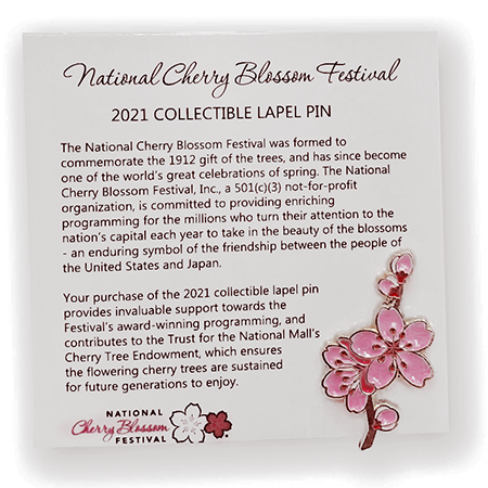 2021 National Cherry Blossom Collectible Lapel Pin